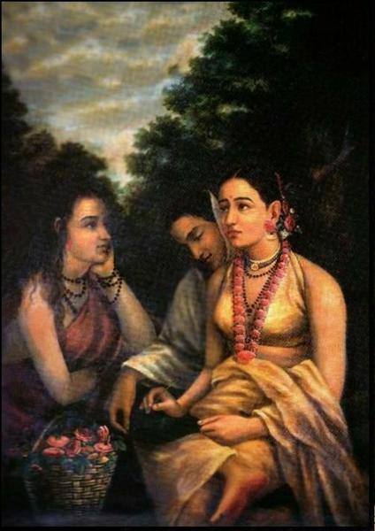 Shakuntala by Raja Ravi Varma
